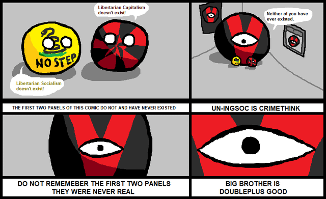 plantpeerium's tweet photo. #partymemes #ingsoc #michaelorthodox #nineteeneightyfour #funny #polcompball https://t.co/KRC5Bkpu5i