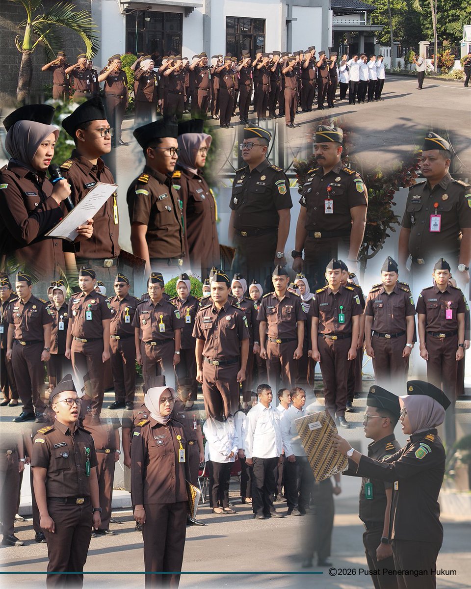 KejariBlitar's tweet photo. Kejaksaan Negeri Blitar melaksanakan apel pagi yang dipimpin oleh Kepala Sub Bagian Pembinaan Andita Rizkianto S.H., M,H. sebagai momentum memperkuat integritas, meningkatkan kedisiplinan serta menyatukan semangat seluruh insan Adhyaksa dalam menjalankan tugas dan tanggung jawab. https://t.co/NYxajcMTVH