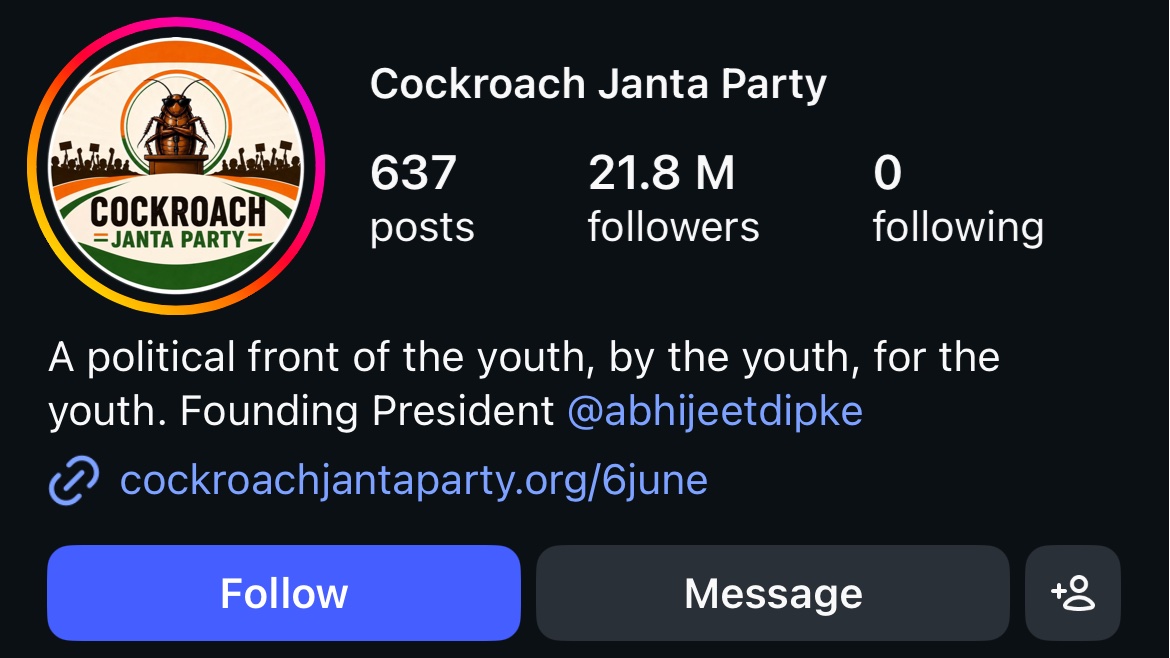 Aadi2211's tweet photo. @NewsAlgebraIND Follower bhi kam ho rhe 😅😅😅 jaise saare 22.6 were on jantar mantar 😅 https://t.co/Ed87zpidOi