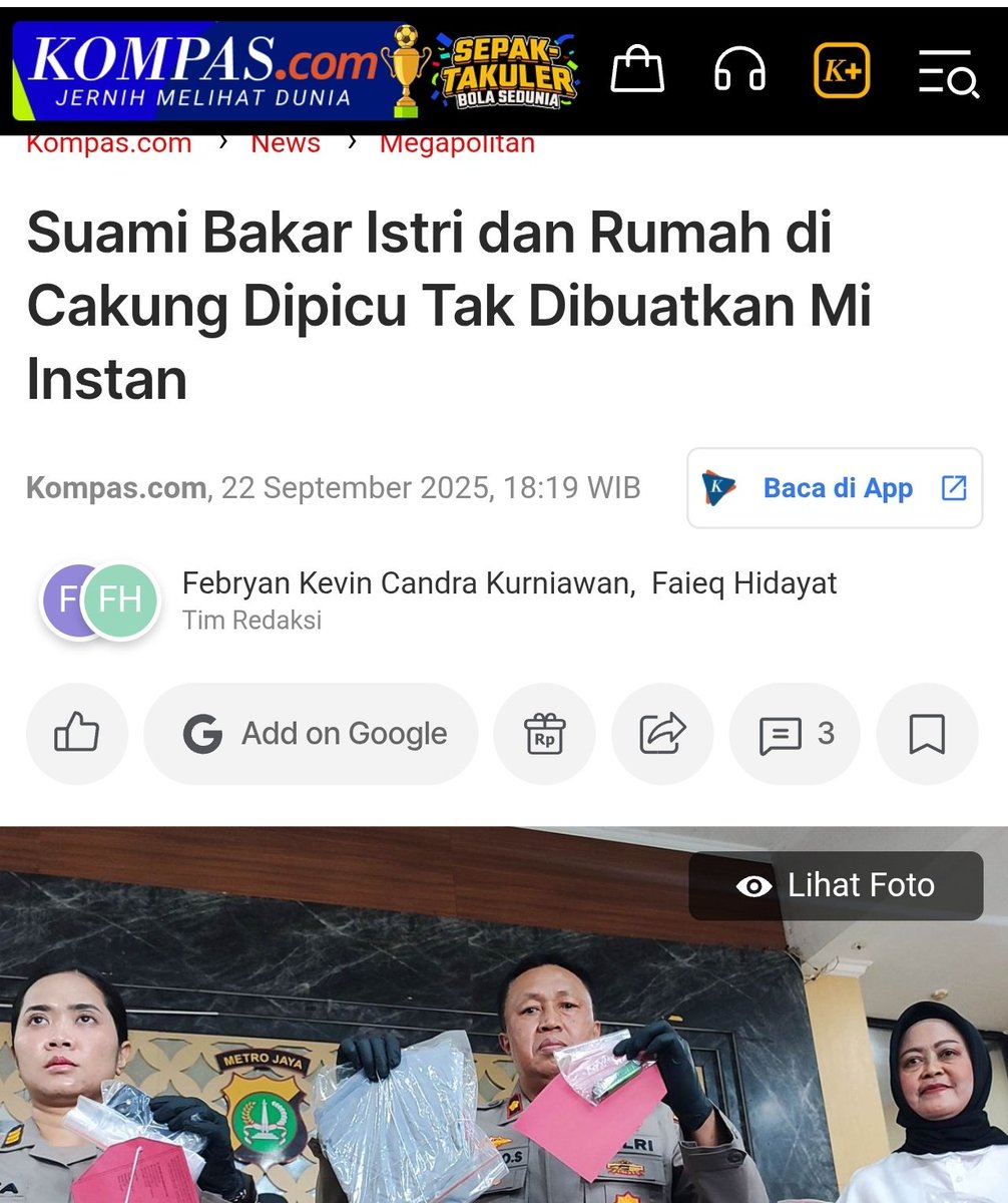 SeputarTetangga's tweet photo. Hasilnya : https://t.co/4IQDoZ5SM1