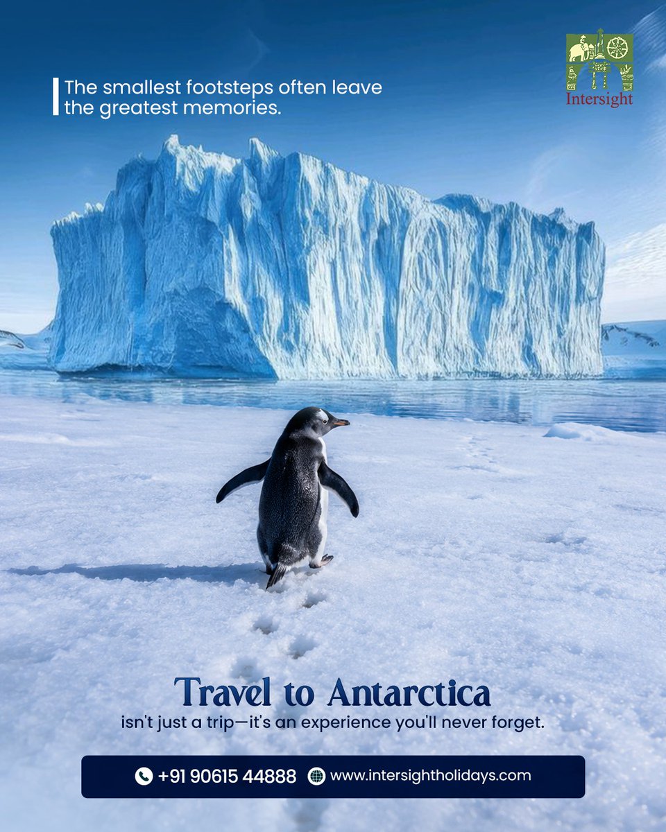 IntersightGroup's tweet photo. 𝐄𝐱𝐩𝐥𝐨𝐫𝐞 𝐭𝐡𝐞 𝐦𝐚𝐠𝐢𝐜 𝐨𝐟 𝐀𝐧𝐭𝐚𝐫𝐜𝐭𝐢𝐜𝐚! ❄️

Witness breathtaking glaciers, incredible wildlife, and the adventure of a lifetime.

📞 +91 90615 44888
🌐 https://t.co/t8MfQ5INUc

#Antarctica #LuxuryTravel #AdventureAwaits #BucketListTravel #IntersightHolidays https://t.co/wUKhncEfPP
