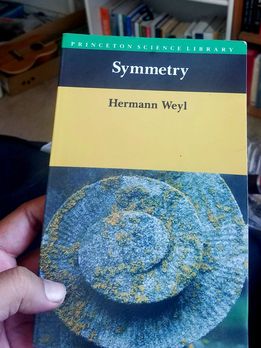 _onionesque's tweet photo. Symmetry is indeed a great book. Quite underrated and mostly unknown. But then every book that Weyl wrote is worth reading. https://t.co/ANuXPhCYhS