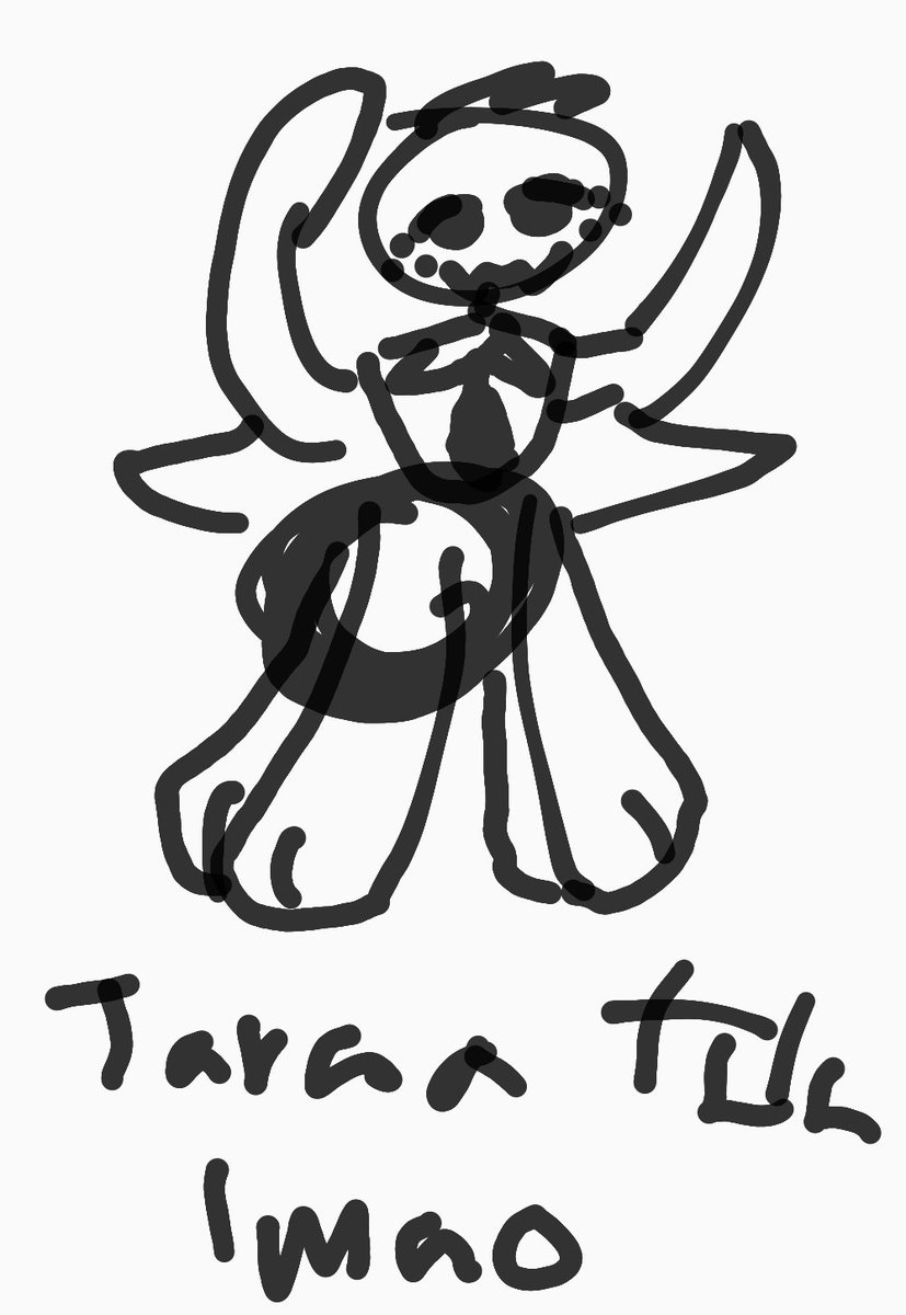 Leaf_grove's tweet photo. I have an immense lack of OC's on my Artfight, so I manifested a third... Yesterday at 3 AM I remembered that tarantulas actually have little paws and I was inspired! He's like a cafe barista I think (3 AM sketch included)
#artfight #artfight2026 https://t.co/z4fWqoGFo7