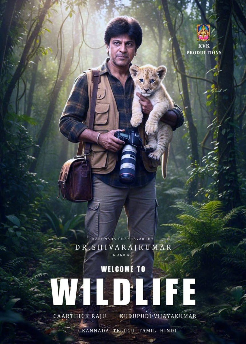 Sathya_Tweetz's tweet photo. #Shivanna ’s #WelcomeToWildLife

Direction - #CaarthickRaju. https://t.co/8vFlVjZTZa