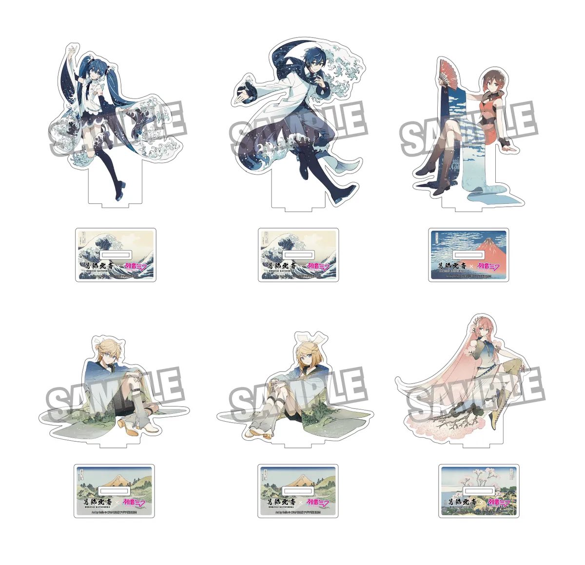キャラのみの普通のアクスタがある！！ 背景込みのミニアクスタや