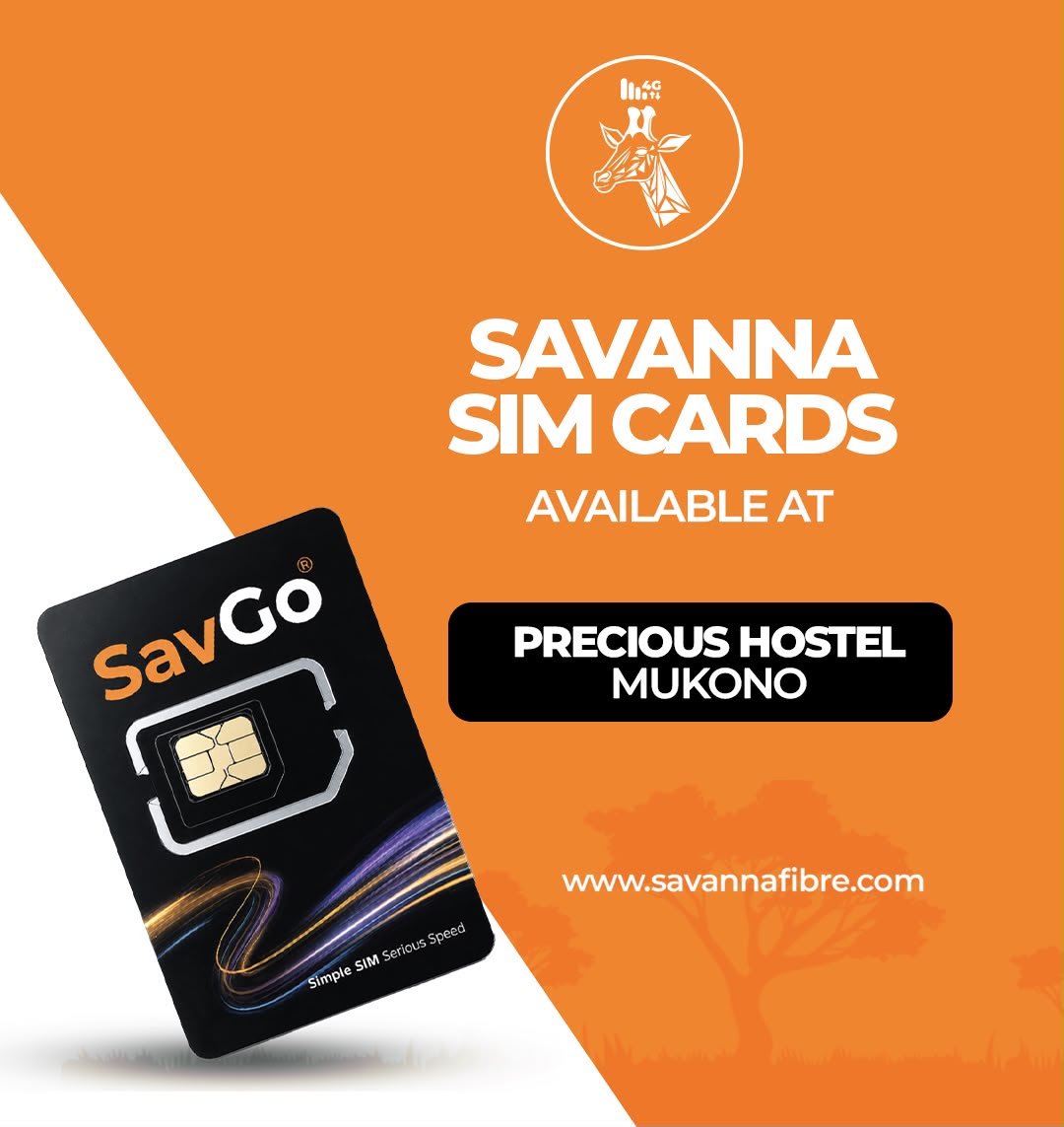 savanna_ug's tweet photo. MUKONO!!!
We are back! Just in case you missed us last week, catch the team at Precious Hostel this week. Come grab a SIM card and enjoy 7 days free unlimited internet.
Carry your original National ID and 5000 UGX to get startedβ¦
#SavGO #SimpleSim #SeriousSpeeds https://t.co/HZVU9bVkLx