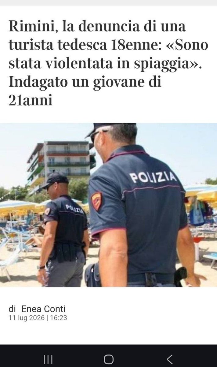 CesareSacchetti's tweet photo. La vittima è tedesca, lo stupratore viene invece da giovilandia. https://t.co/hKy4sGhceU