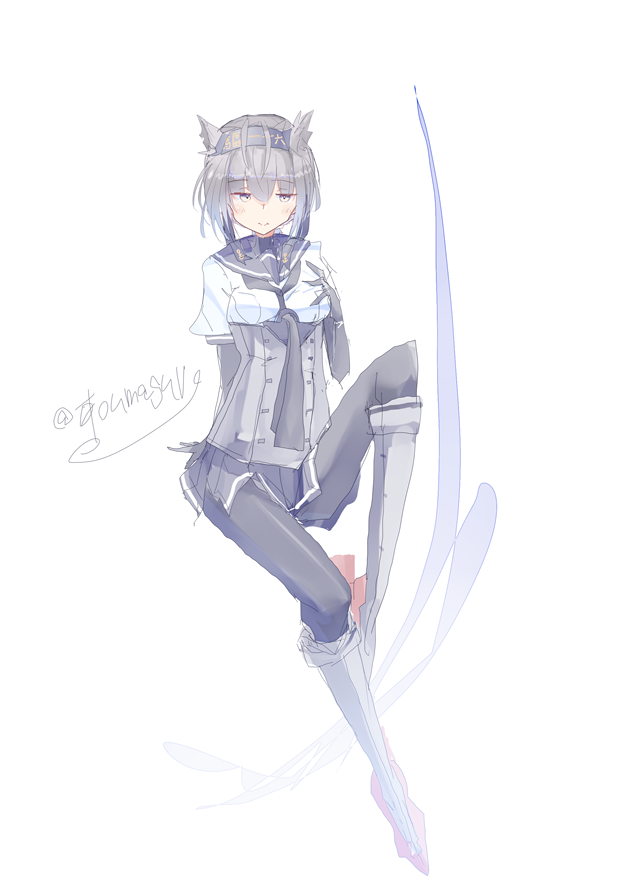 0toumaguro's tweet photo. 初月
#艦これ版深夜の真剣お絵描き60分一本勝負
#艦これ版真剣お絵描き60分一本勝負_20260713 https://t.co/OrvKKe3My4