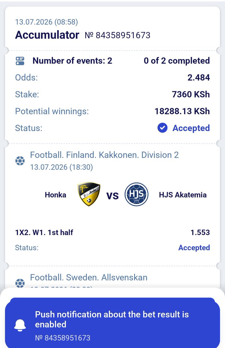 Amosie7's tweet photo. Double Tip ⚽️⚽️
#Paripesa

📝 Booking Code << 6FEPC

🎁 Promocode Enter <<< BETBOSS

🔗 Register here Paripesa 👇👇👇👇
https://t.co/RyWAik3jdv

📲 Paripesa app: https://t.co/eWuNFbqRIk https://t.co/AkMQPgm3AT