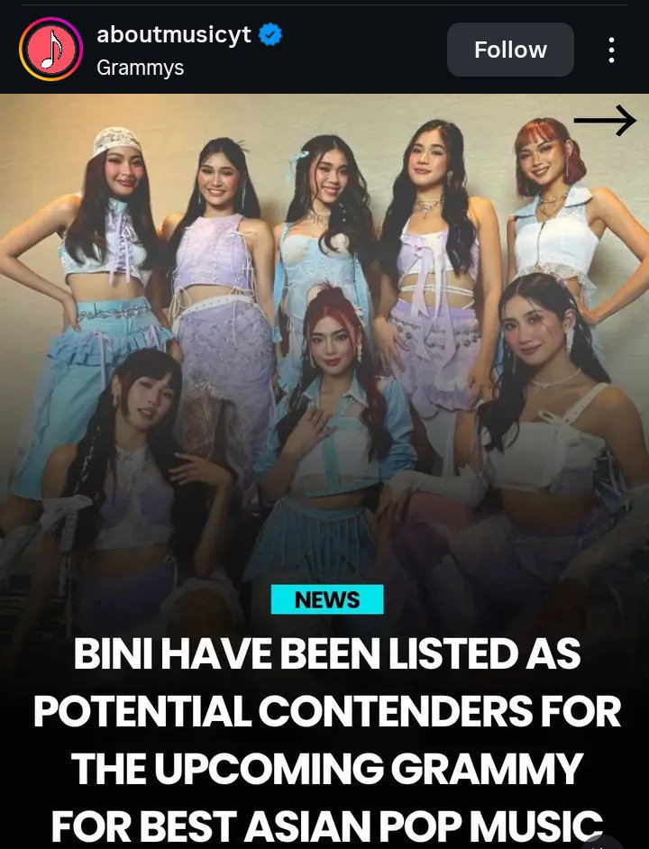4_gweny's tweet photo. Taray ng Bini naka hanay lang naman sa malalaking pangalan ng music industry. 😍
https://t.co/5YCL67KDST https://t.co/ziJDFcUWPC