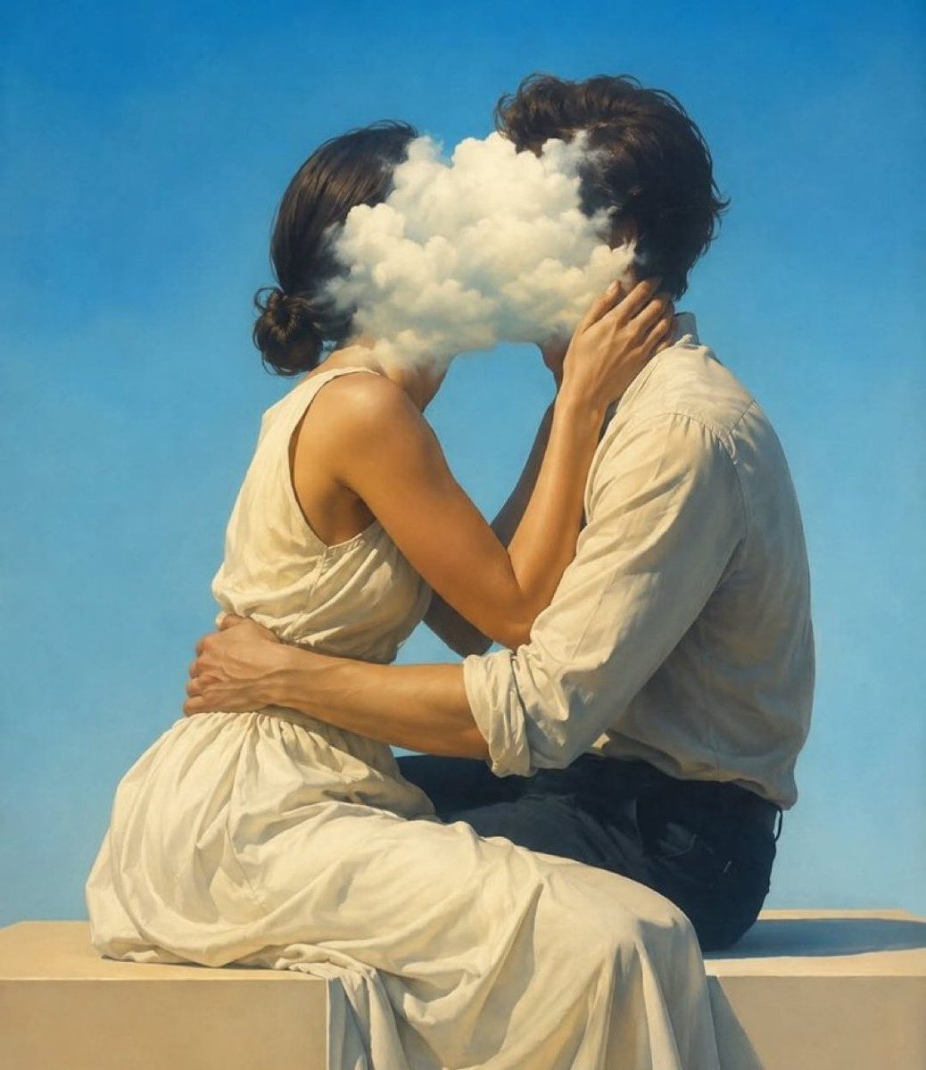 Sunrise30491780's tweet photo. An echo of Magritte:

Love unseen, but deeply felt… https://t.co/mlzDv8CYT8