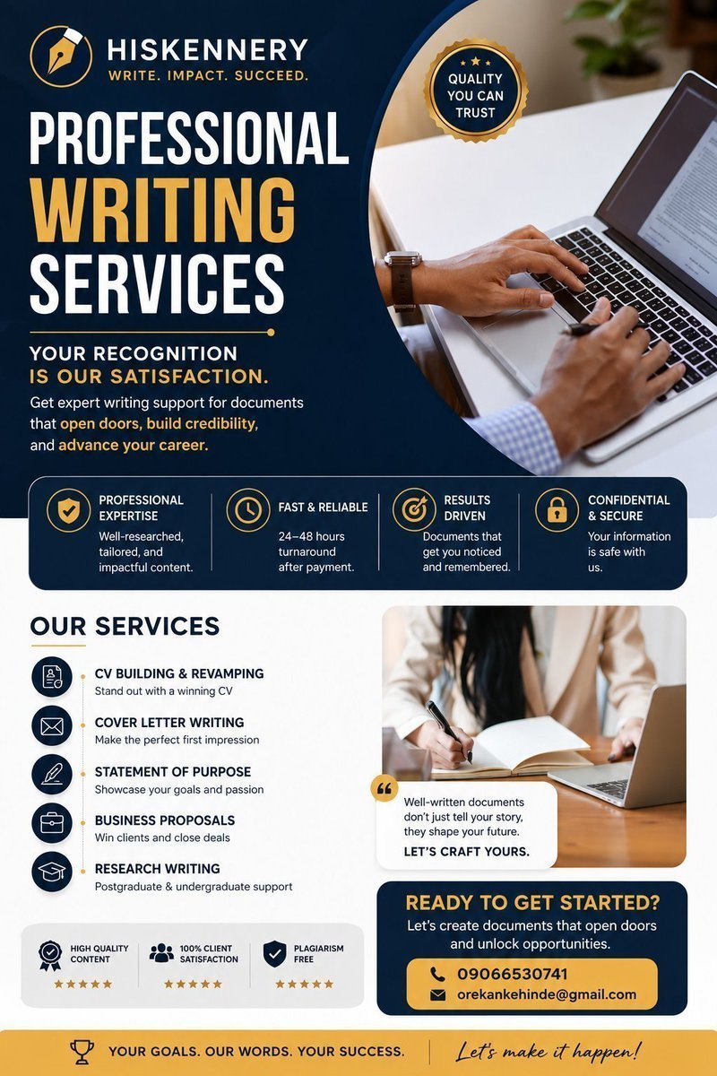 Kehinde | CV and SoP Writer tweet media