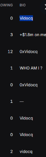 thedevrrrrrrr's tweet photo. Bro look at their bios, all of them are "Vidocq"

Search it up on twitter and its him. this is the guy with all the top accounts, sending him fees 
https://t.co/Zxb4uF8SqT https://t.co/jUYIXCgGoT