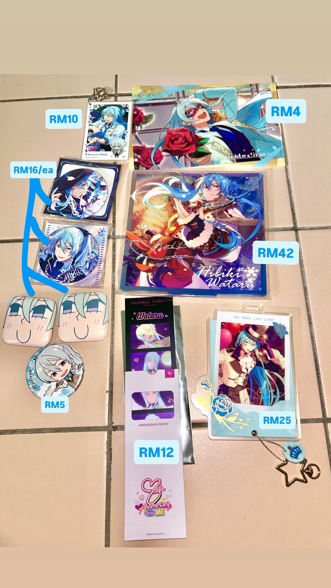 psychesolon's tweet photo. 🫧WTS LADS Zayne and Enstars Wataru Hibiki merch

🇲🇾 shipping from semenanjung

⛄️ more merch below; can nego

#pasaranime #pasaranimeMY #pasaranimecc #loveanddeepspace #loveanddeepspacezayne #enstars #ensemblestars #hibikiwataru #wataruhibiki https://t.co/j16ZM9lg5Q