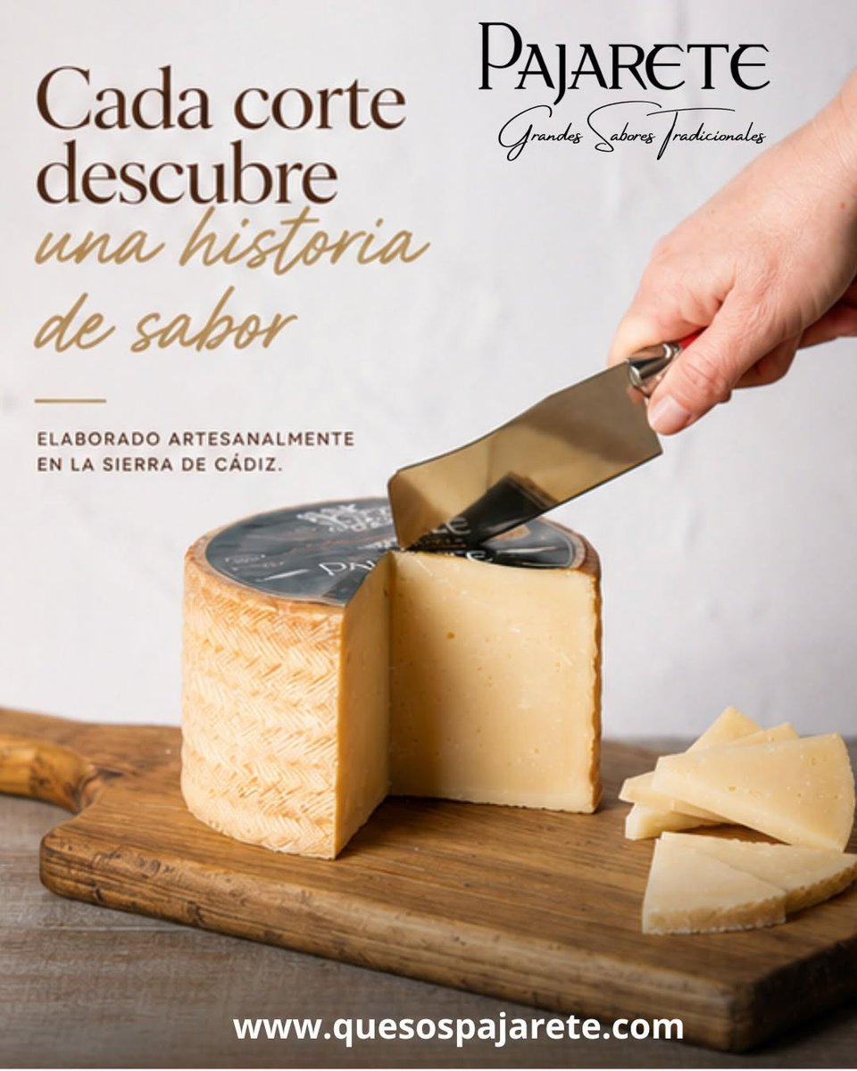 QuesosPajarete's tweet photo. Cada corte descubre una historia de sabor

Cada queso tiene detrás horas de dedicación, leche de primera calidad y un proceso artesanal que convierte cada pieza en algo único.

🌐 https://t.co/Cp97f8hMh1

#QuesosPajarete #QuesoArtesano #SierraDeCádiz #QuesoDeCabra https://t.co/lxxEQ8i0mq