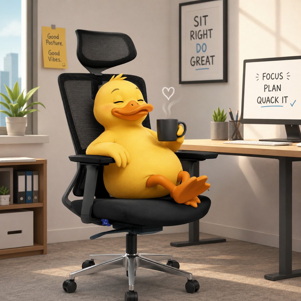 VergoIndia's tweet photo. Monday feels shorter with a comfortable workspace☺️🤍
#mondaymood #vergo https://t.co/QrtSfhDg74