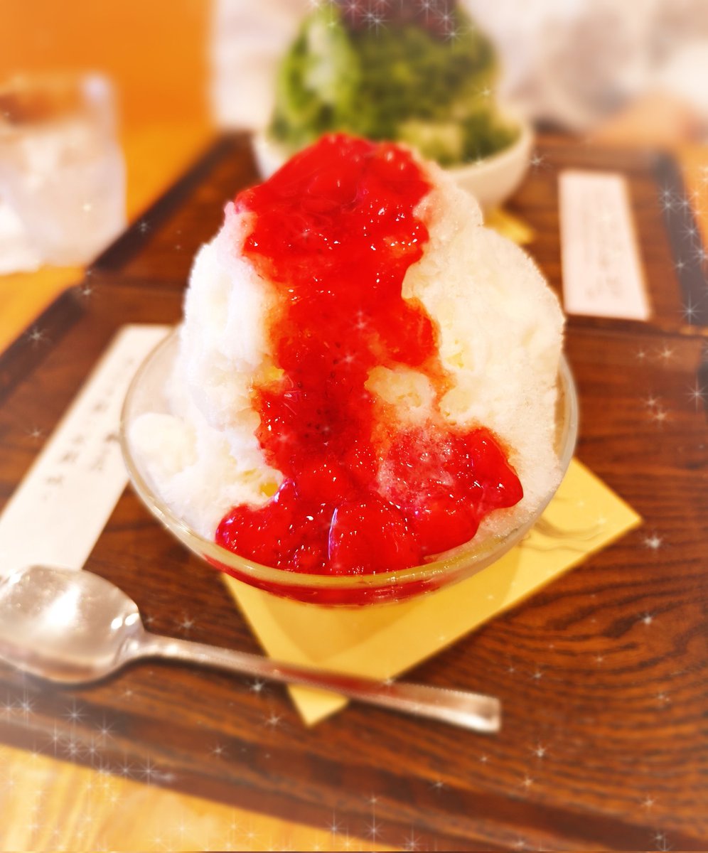 いちごみるくー🍓💕 #京都 #笹屋伊織カフェ
