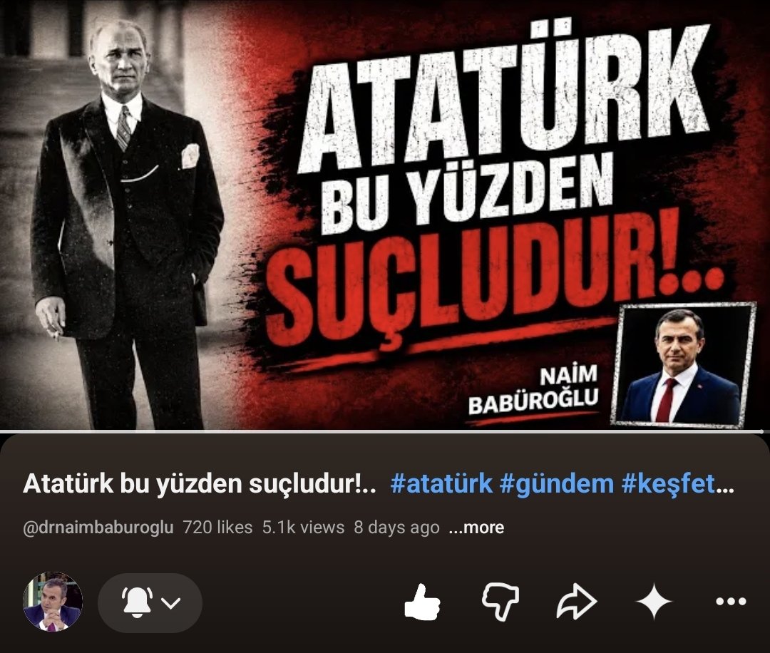 ba11love's tweet photo. #ATATÜRK ÇOK #SUÇLUDUR ‼️

#APTALSAN

#TARİHİ YETERİNCE ARAŞTIRMADIYSAN

#DİN #TÜCCARLARIN PEŞİNE TAKILDIYSAN

#KANIT'LANMAYAN SUÇLARA İNANIRSAN

KENDİ #ÇAĞRESİZLİĞİNİ BAŞKASININ ÜSTÜNE ATARSAN

DEMOKRASİ ve #ÖZGÜRLÜK İSTEMİYORSAN

https://t.co/B6RrkfxLQF https://t.co/3u6mQ1yvE7