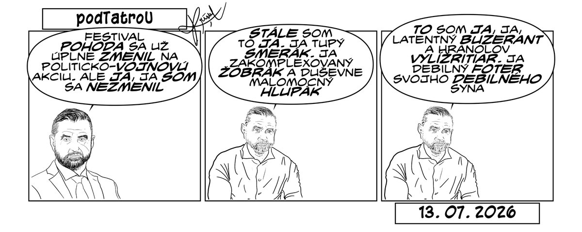 podTatroU's tweet photo. debilný foter svojho debilného syna sa @podTatroU vyjadril na adresu festivalu pohoda a rozhodne zapojil všetky štyri mozgové bunky, ktoré nosí vo svojej tupej, mocou a bohatstvom posadnutej a vymletej smeráckej gebuli

#gaspar #hnida #gaspardolagru #slovensko https://t.co/DC1cEPMGsD