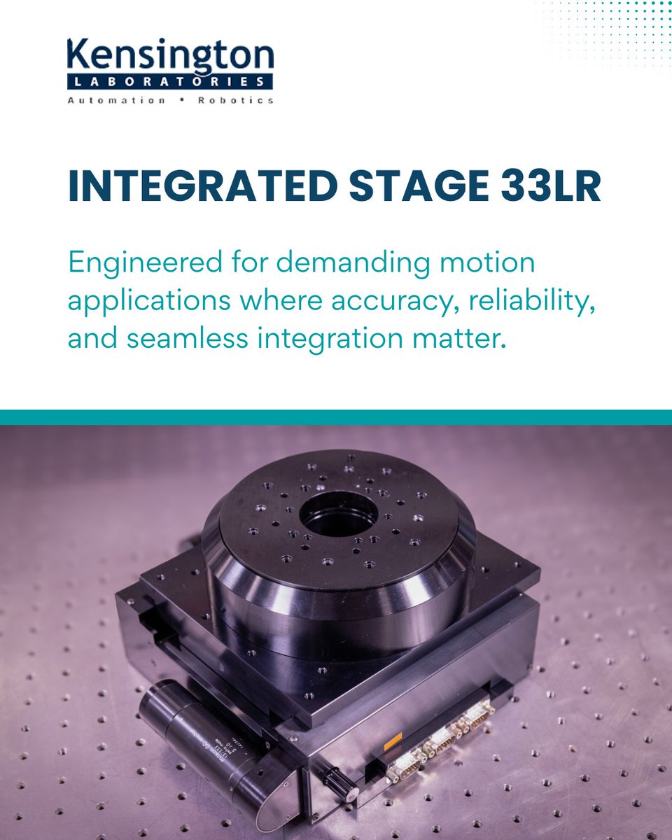 Kensington_Labs's tweet photo. When precision matters, every movement counts.
👉 Request a Quote: Kensington Labs Contact Us
#KensingtonLabs #PrecisionMotion #MotionControl #AutomationTechnology #PrecisionEngineering #SemiconductorAutomation https://t.co/9PPWxh2EEV
