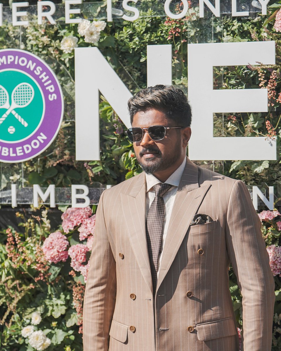 ChennaiTimesTOI's tweet photo. Take a look at the snaps of #SanjuSamson's at #Wimbledon 🎾 https://t.co/g75yHgUKIG