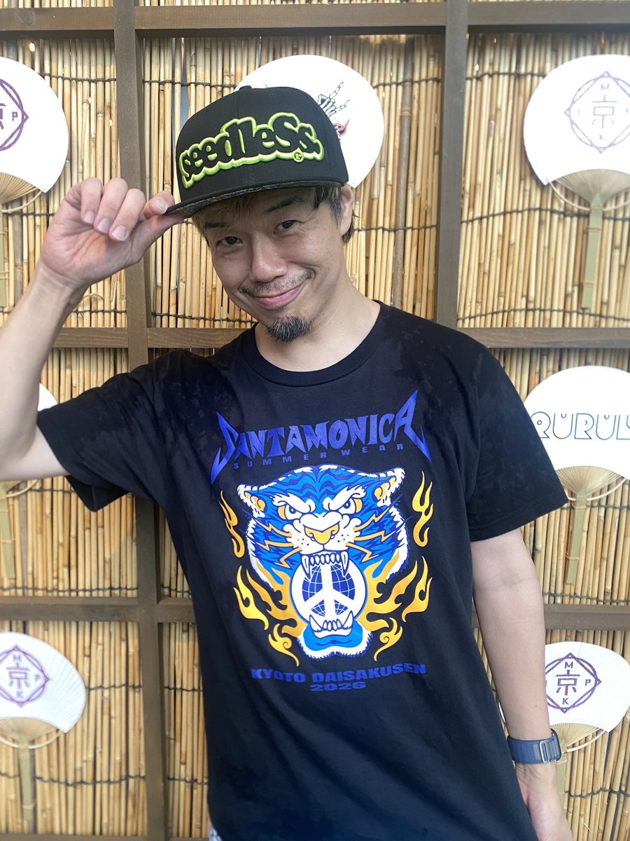 京都大作戦2026 x SANTA MONICA SUMMER WEAR Tシャツ オンラインストア