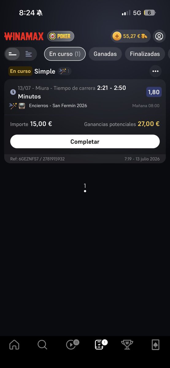 futbolfansrm's tweet photo. Oye, @WinamaxDeportes 
Por que sale que el encierro es el dia 13/07 con los toros Miura (los que han corrido hoy) pero a la derecha me sale que la corrida es mañana a las 08:00 cuando realmente ha sido ya? https://t.co/0A4WdI9yYi