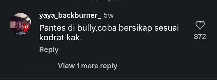 tsetchaiklatte_'s tweet photo. “PANTES dibully, coba bersikap sesuai kodrat.” 

1. there should be NO justification for bullying.
2. dikira ngebully itu kodrat kah? https://t.co/BrMjvn9yva