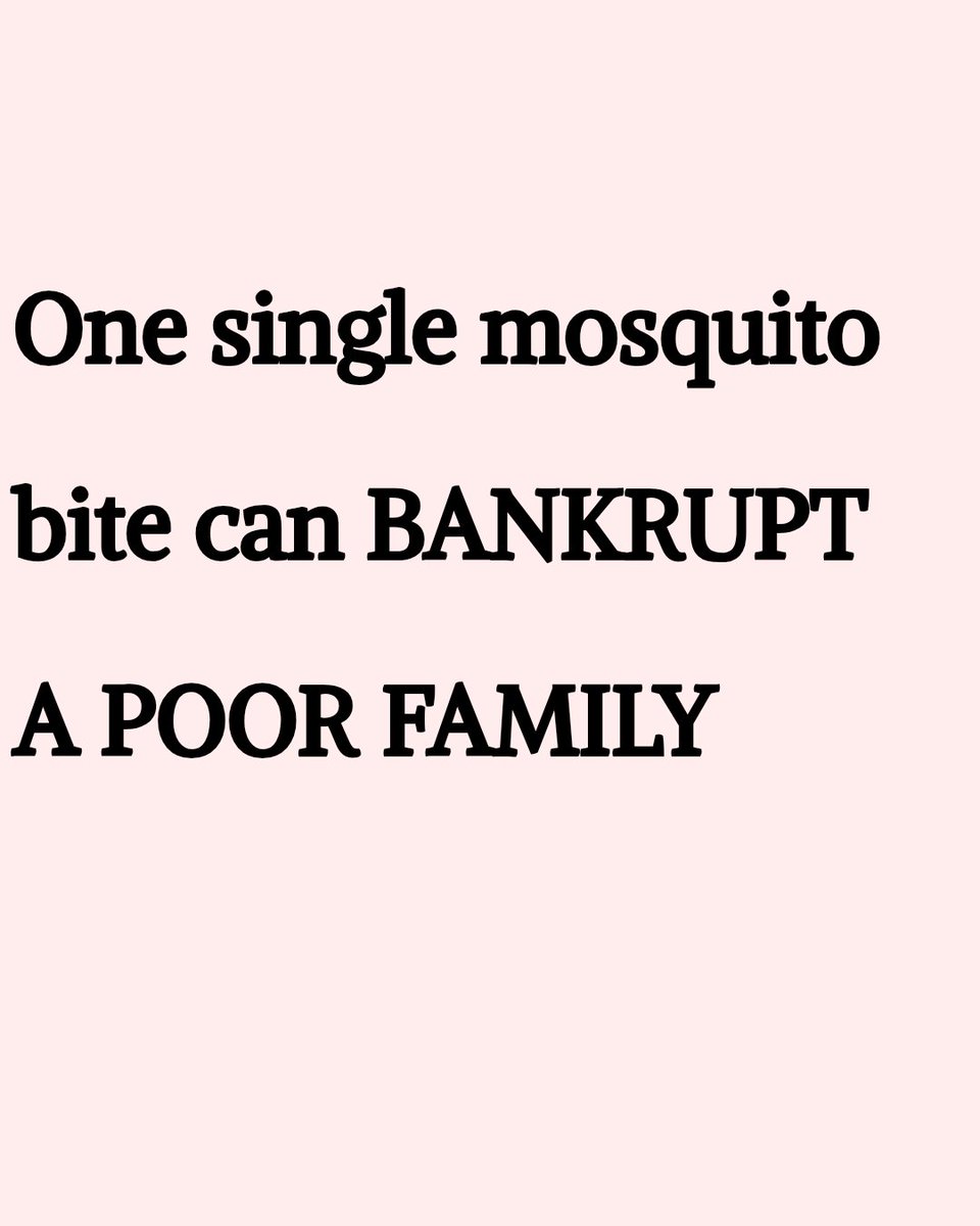 CaresHalim80641's tweet photo. A single mosquito bite can completely bankrupt a poor family. But what if a small investment today could prevent a massive medical crisis tomorrow? 🏥🦟
​
​#PovertyAlleviation #MalariaPrevention #HealthcareEquity #SocialImpact #HalimatCaresFoundation https://t.co/NeKpHt5buP