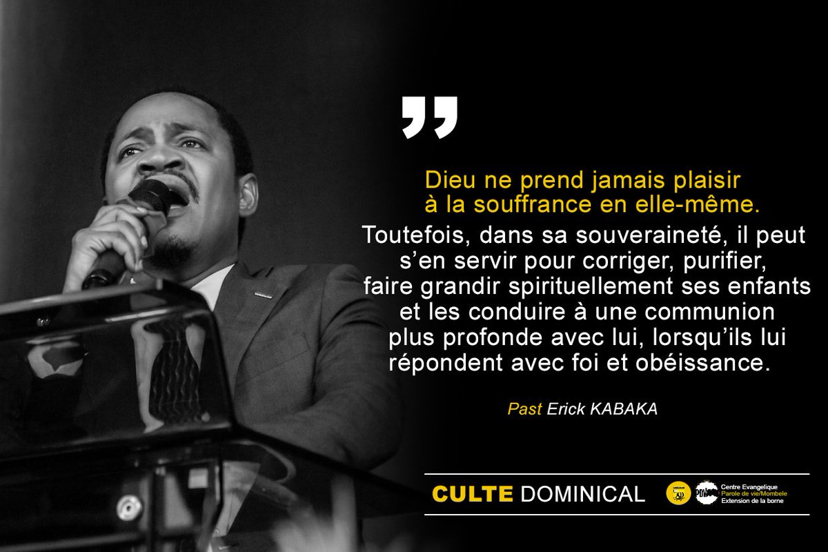 erick_kabaka's tweet photo. expérience du croyant, mais elle n'est jamais dépourvue de sens dans le plan de Dieu. À travers le témoignage du psalmiste (Psaumes 119.65-76), nous découvrons que l'affliction peut devenir une véritable école de formation spirituelle. Avant l'épreuve, le croyant peut s'égarer.! https://t.co/SrkHBzYkld