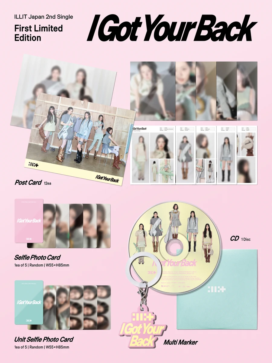 ILLIT I Got Your Back ショップサイン会 サイン色紙 ILLIT Official