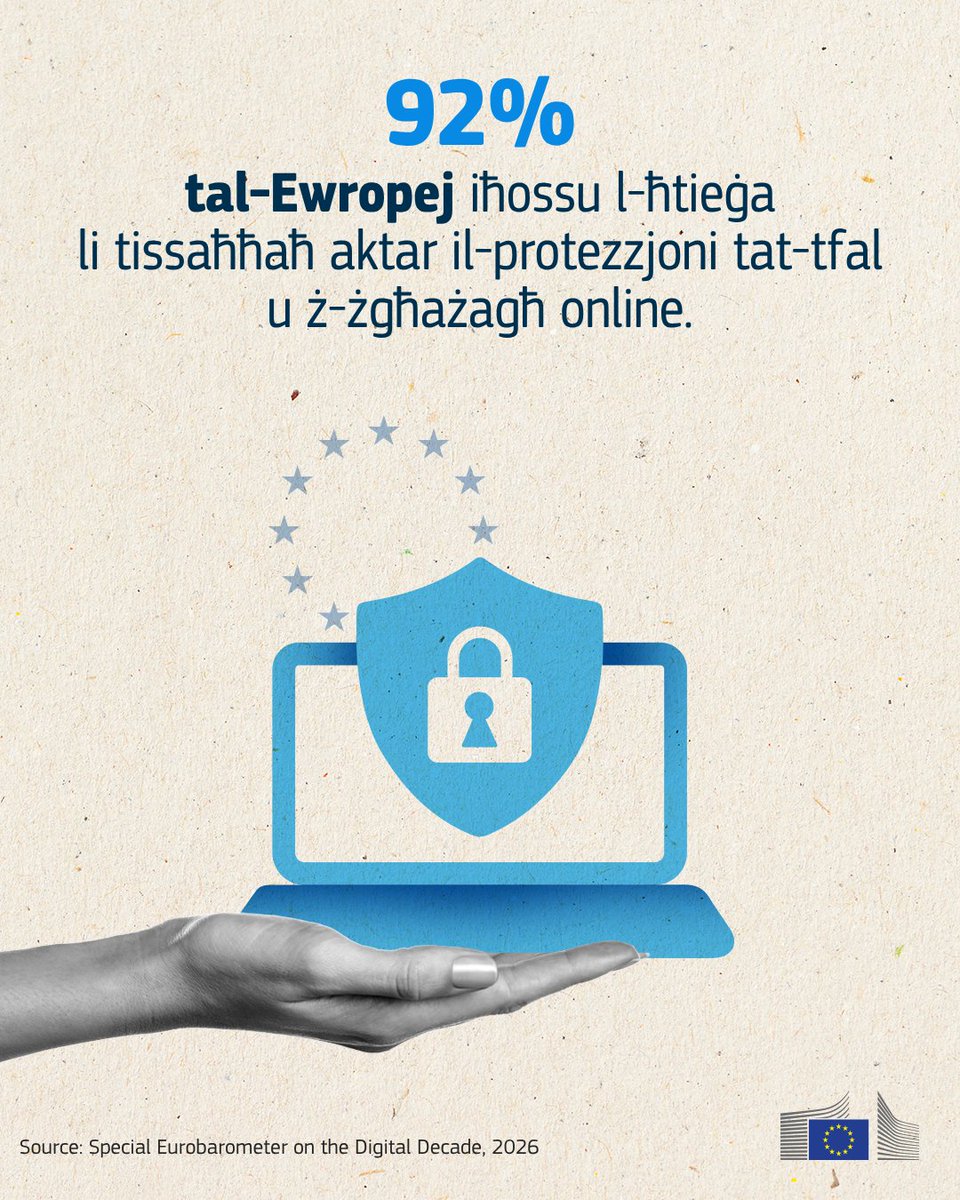 ECRepMalta's tweet photo. Young people's screen time impacts wellbeing; more action needed for online safety and mental health support.
#eurobarometer https://t.co/pSyHFikIlb