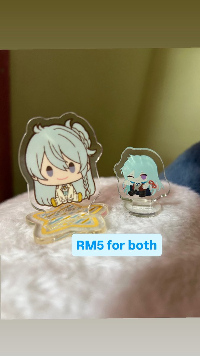 psychesolon's tweet photo. 🫧WTS LADS Zayne and Enstars Wataru Hibiki merch

🇲🇾 shipping from semenanjung

⛄️ more merch above; can nego

#pasaranime #pasaranimeMY #pasaranimecc #loveanddeepspace #loveanddeepspacezayne #enstars #ensemblestars #hibikiwataru #wataruhibiki https://t.co/SOOdI7gi2z