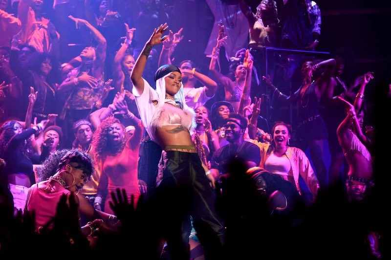 THEHORRORGOTH's tweet photo. having Beyoncé, Rihanna and Teyana Taylor perform in the same night.. Jay Z pulled a vmas 2016 all over again https://t.co/pNYD9ppta4