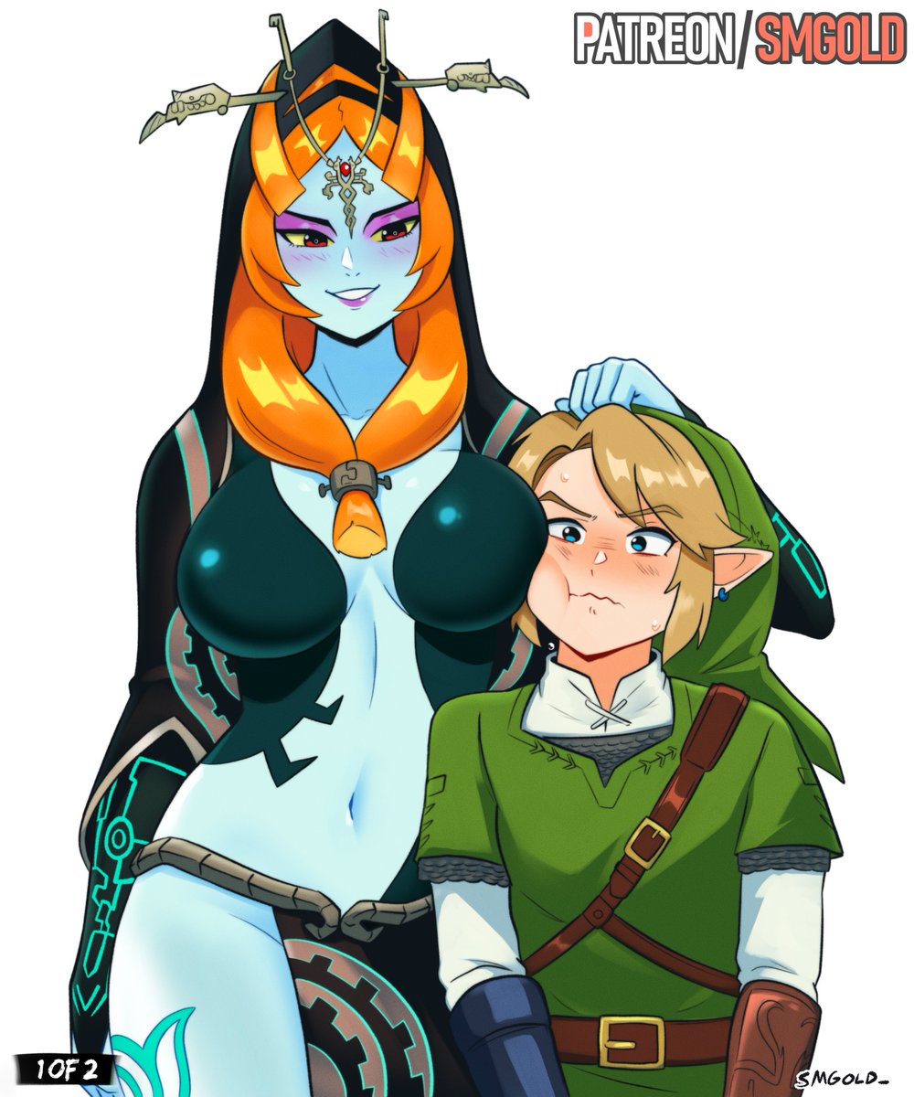 SMGold_'s tweet photo. Midna and Link https://t.co/Jhrd3FerNw