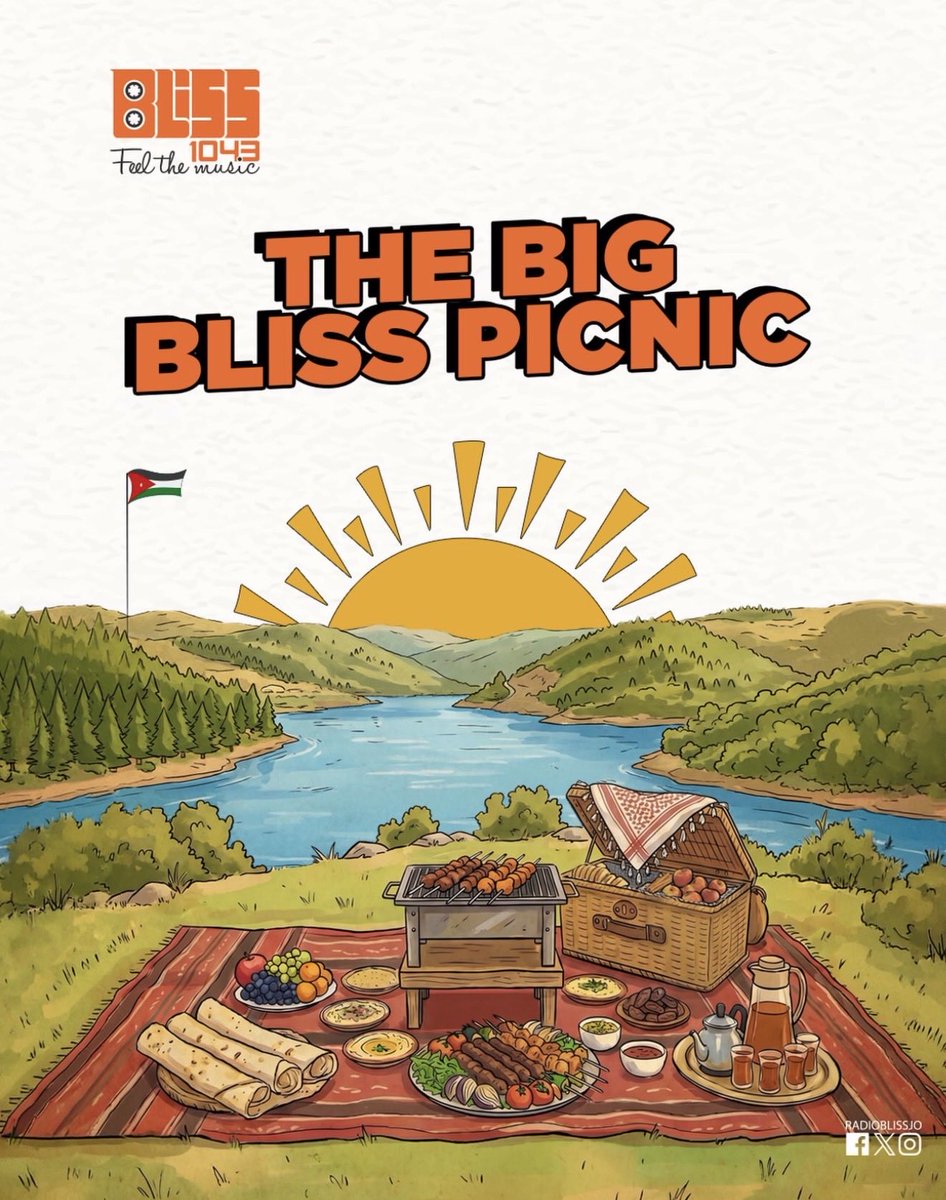 RadioBlissJo's tweet photo. Pack your picnic basket… 🧺☀️ We’re taking you on an adventure! ✨

Tune in daily 📻, answer the picnic question, win amazing prizes 🎁, and you might be joining us for The Big Bliss Picnic this July! 🧡 https://t.co/21txQJFKyw