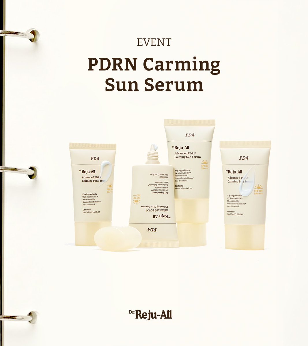 dr_rejualljp's tweet photo. 💚レビューイベント開催💚
新発売の「PDRNカーミングサンセラム」をお試しいただけるレビュアーを募集します✨

紫外線方にもおすすめ。

ぜひこの機会に、をご体験ください💎

【応募方法】
・@dr_rejualljpをフォロー
・この投稿に「いいね・保存・RT」
・投稿のGoogleフォームを記入
・コメント欄に「PDRNカーミングサンセラム💚」と投稿

【イベントスケジュール】
📅 応募期間 7月14日(火)~7月20日(月)

📣 当選者発表 7月21日(火)DMにてご連絡

🎞️投稿日
 ~8月18日(火)まで

応募リンク🔗：https://t.co/mm40TaE6GW

Dr.Reju-All 
------------
#リジュオール #韓国薬局 #日焼け止め  ＃PDRNカーミングサンセラム #サンクリーム