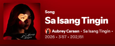 BukoJammm's tweet photo. 200K streams achieved! 🥳🤍congrats atecoe @Itsmeaubreyc 🤍
 What if SIT naman ang kalabanin natin for Balibaliktarin? 😂 Kaya ba nating ma-hit ang 200K streams within its first month? 🤔Kaya yan basta let's stream consistently and make it happen! https://t.co/RC4NbJakcy