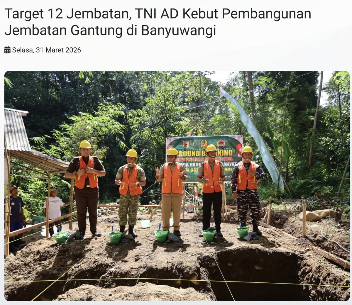 SukatiEndah's tweet photo. Pada era dinamika masa yang kompleks, TNI tetap kokoh pada tugas bhakti melindungi, melayani, dan menyejahterakan bangsa.
Bekerja Berkarya Berbakti https://t.co/m84nq8ix2a