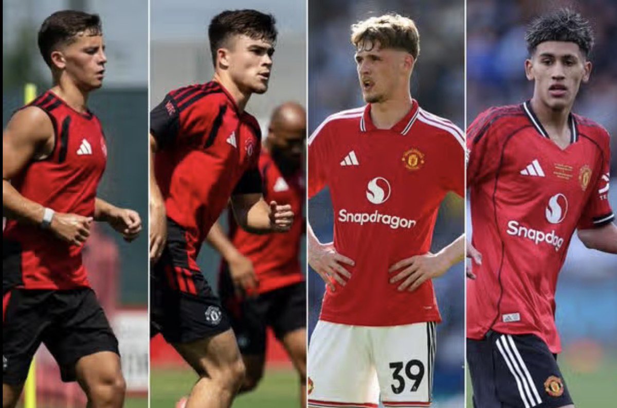 UtdForever7's tweet photo. 🚨NEW: Michael Carrick is set to give several Manchester United youngsters the chance to impress during pre-season over the coming weeks:

• Shea Lacey
• Tyler Fletcher
• Jack Fletcher
• JJ Gabriel
• Harry Amass

All are expected to get minutes during pre-season. 🔴💪 

#MUFC [MEN]