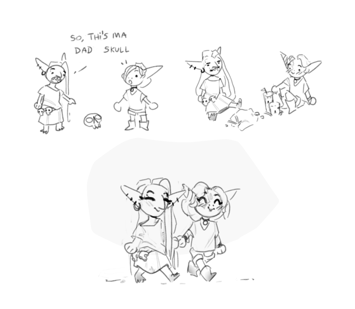 Gobblyn_'s tweet photo. Artes delas que eu não terminei. A ideia era fazer vários desenhos bobos assim, mas a vida exigiu que eu focasse em outras coisas e eu não estava tão engaja em desenhar quanto agora https://t.co/bD3Lnu3lgy