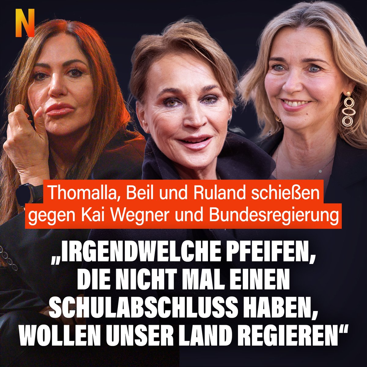 niusde_'s tweet photo. Einfach herrlicher Klartext! Bei einem Event haben mehrere Promis mit Berlins Regierendem Bürgermeister Kai Wegner, der Bundesregierung und der politischen Lage generell abgerechnet. 
https://t.co/5QojyFIaJ2 https://t.co/hRhosFQNfe