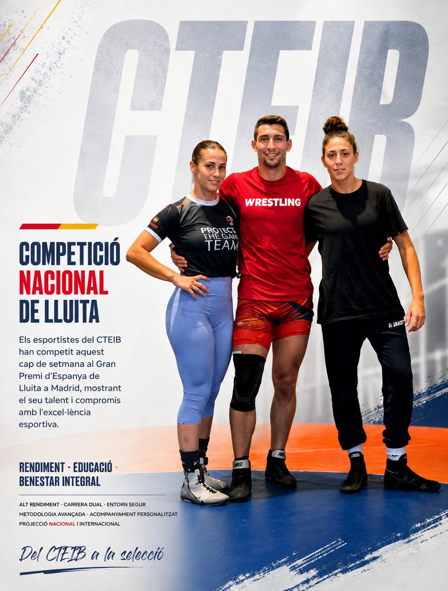 cteib_balears's tweet photo. CO, MPETICIÓ INTERNACIONAL DE LLUITA
Aquest cap de setmana els nostres esportistes han competit al Gran Premi d'Espanya de Lluita a Madrid. 
#CTEIB
@Jbauzamayol @joantonramonell https://t.co/urA6DfImEa
