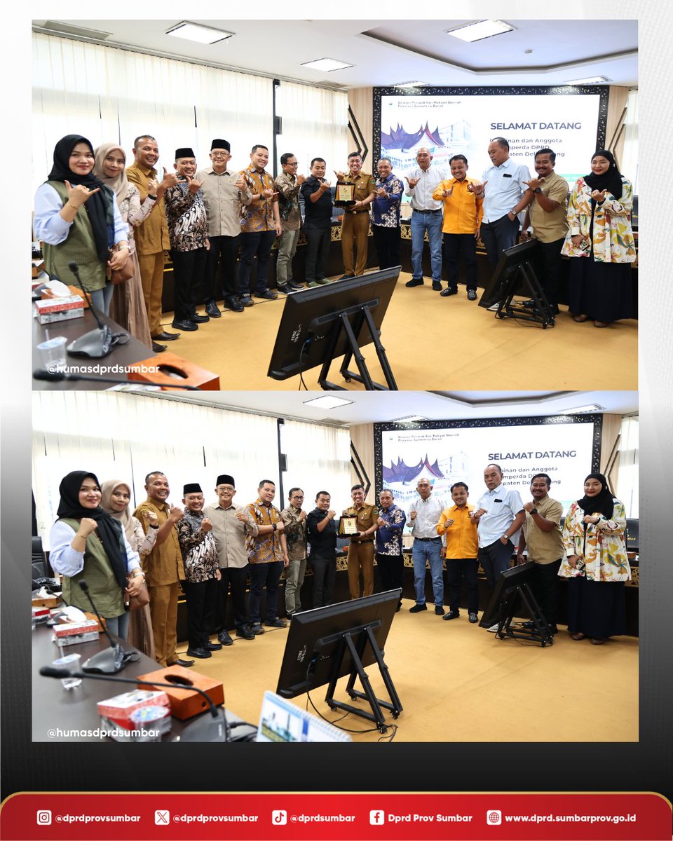 DprdProvSumbar's tweet photo. dan praktik terbaik dalam penyusunan regulasi daerah, sehingga dapat mendukung lahirnya kebijakan yang efektif, akuntabel, dan bermanfaat bagi masyarakat.
#DPRDSumbar #SekretariatDPRDSumbar #Bapemperda #StudiBanding #Ranperda #PDAM https://t.co/ZorCUcdTWN