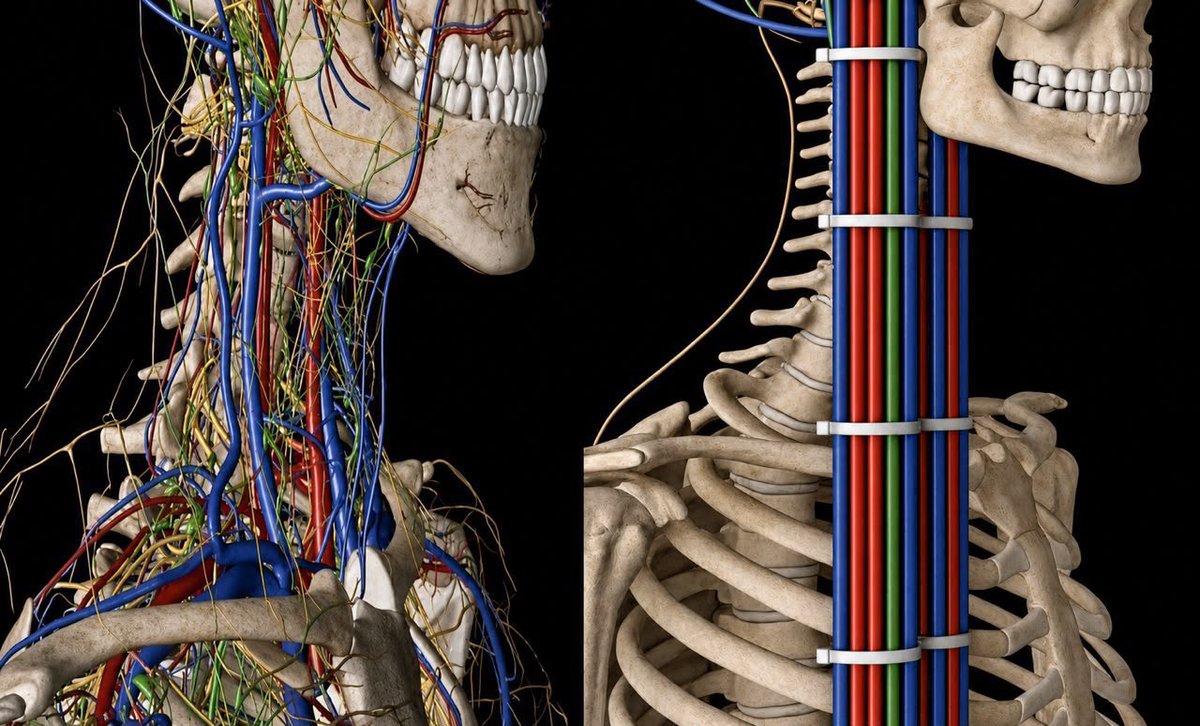 HardlyLoose's tweet photo. Hey @grok imagine if the veins and blood vessels in our bodies were this neatly organized what would happen? https://t.co/dowDx9R4nc