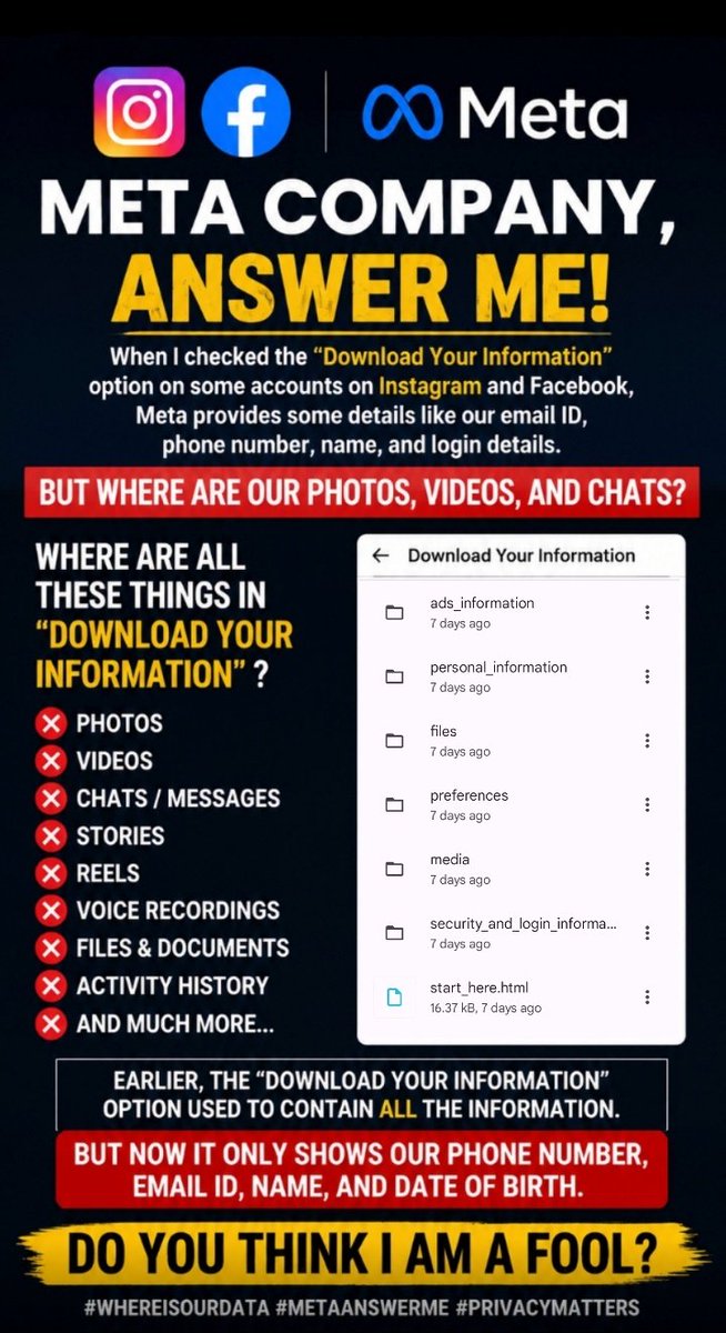 Protest against Meta Instagram Facebook & Ban Meta tweet media