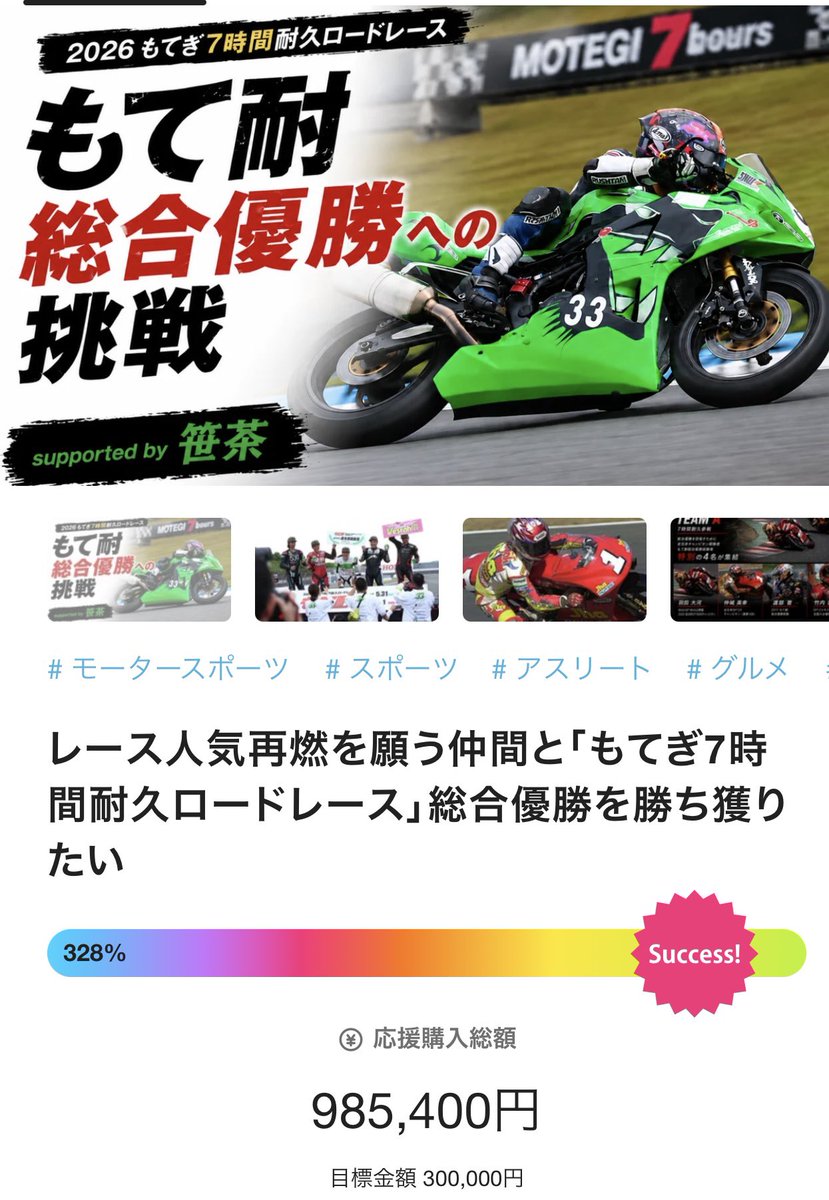 目標金額「30万円」 …実はこれ、痛恨の入力ミスでした！本当は「333万