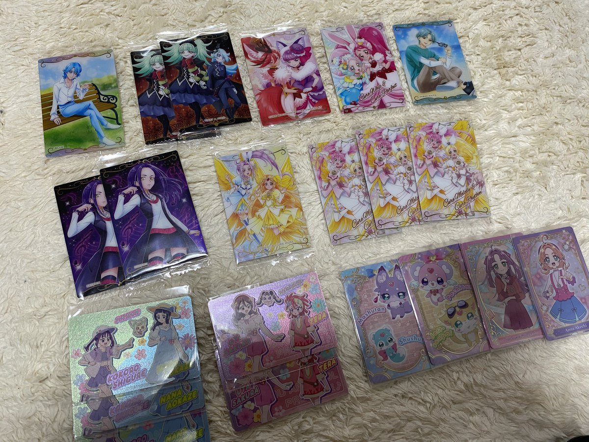 Bushman__0415's tweet photo. 【交換】プリキュアウエハース13

求:（写真1枚目）
※1枚で〆

譲:（写真2・3枚目）
こちらから出すレアリティの差は特に気にしません。

条件が合う方いらっしゃいましたら
よろしくお願いいたします🙇 https://t.co/ci6PQhjn71