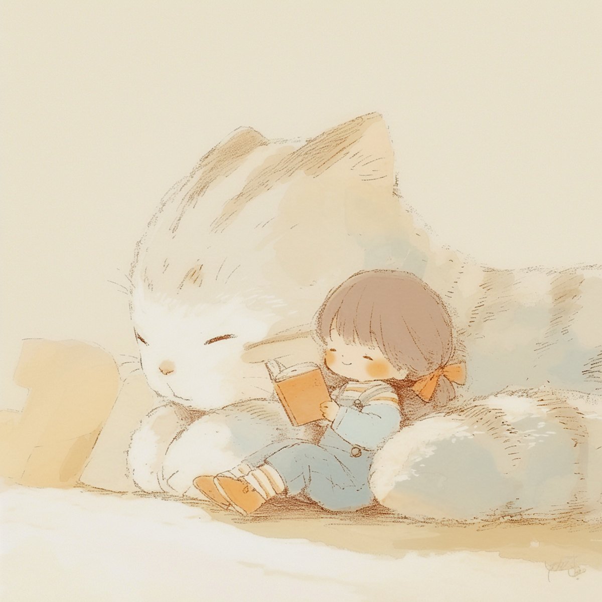 nyanko_gahaku_x's tweet photo. 「眠たくなるまで、ずっとそばにいてね」 https://t.co/eHr4E9UkEa