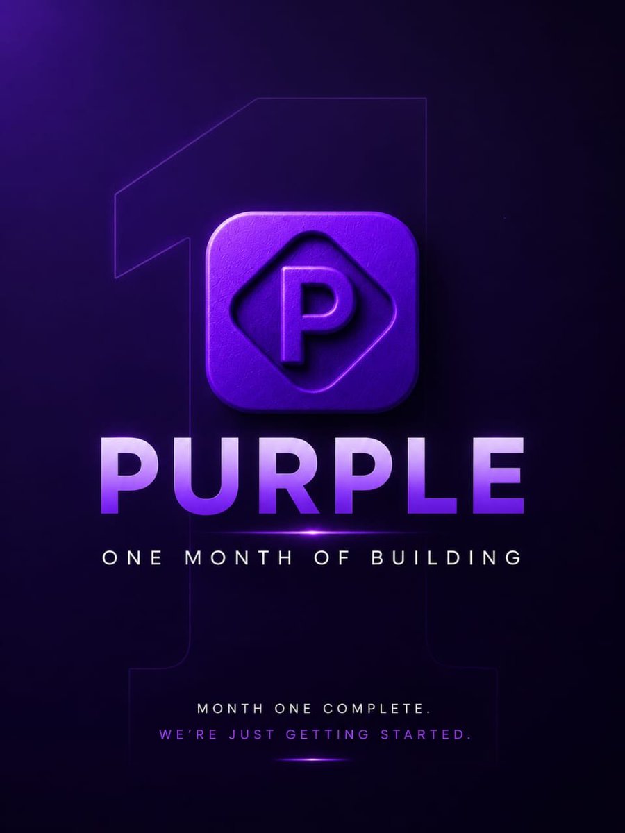 PURPLE tweet media